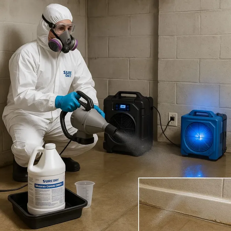 Sanitization and Odor Removal process in Moore County, NC
