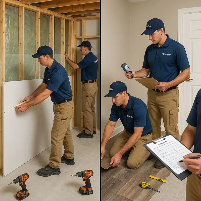 Repairs and Reconstruction process in Moore County, NC